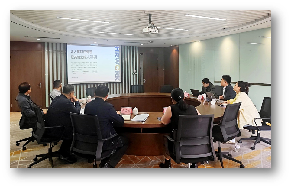 山东济南市人社局党组成员、副局长张维国一行莅临卓联智汇科技山东公司调研走访